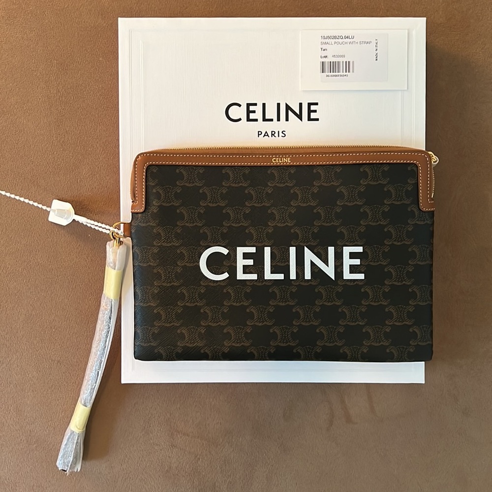Celine Triomphe Small Clutch Bag- New with Tags
